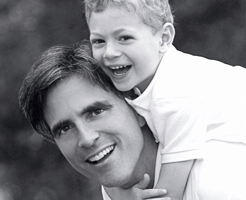 Randy Pausch and son