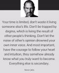 On Courage to Pursue Your Dreams by Steve Jobs.